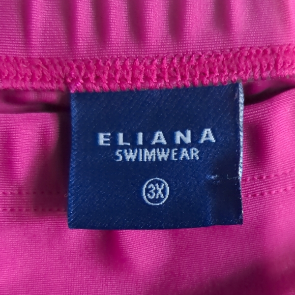 ELIANA Plus 2 Piece Tankini Beautiful Pink/Purple Size 3X - Picture 13 of 15